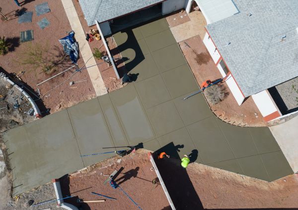 Concrete Driveway Finishing in Pleasant Grove